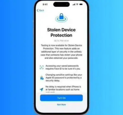 娄烦苹果授权维修店分享被盗设备保护功能开启方法 