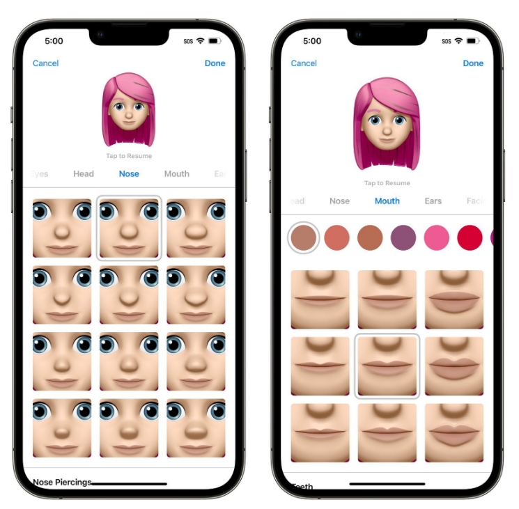 娄烦苹果手机维修分享​iOS 16中的拟我表情有了哪些变化和升级 