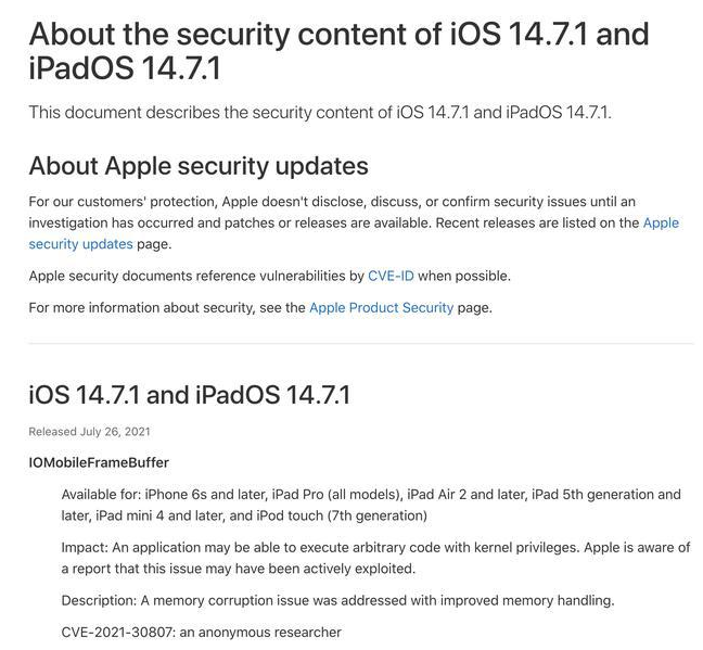 娄烦苹果手机维修分享iOS 14.7.1 正式版更新内容及升级方法 