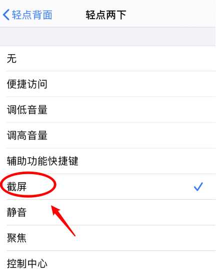 娄烦苹果手机维修分享iPhone12如何启用双击截屏 
